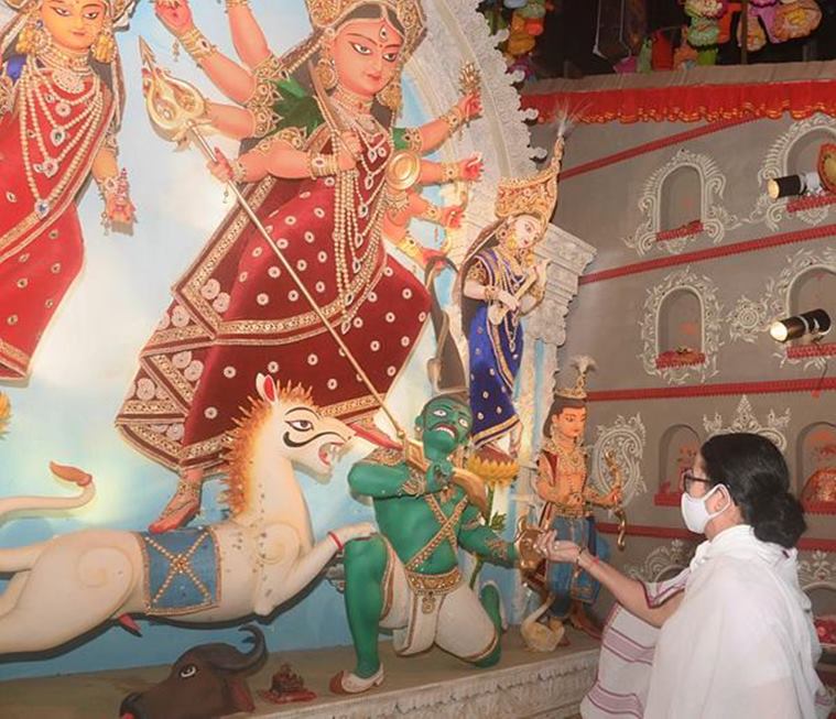 Durga Puja, Durga Puja celebrations, Durga Puja 2021, Durga Puja in Kolkata, Durga Puja themes, Durga Puja pandals, significance of Durga Puja, why is Durga Puja celebrated, indian express news