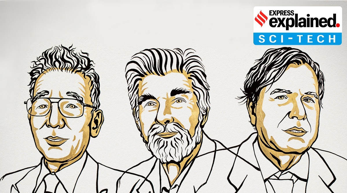 Nobel Prize in Physics: Syukuro Manabe, Klaus Hasselmann and Georgio Parisi (Source: Niklas Elmehed/Nobel Prize Outreach)