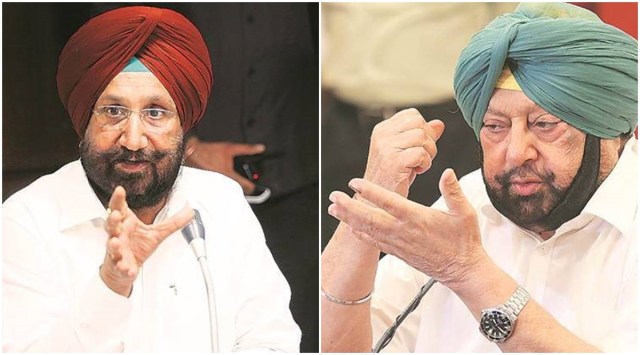 Punjab Deputy CM Sukhjinder Singh Randhawa (left) and Captain Amarinder Singh traded charges on Twitter on Wednesday. (File Photos)