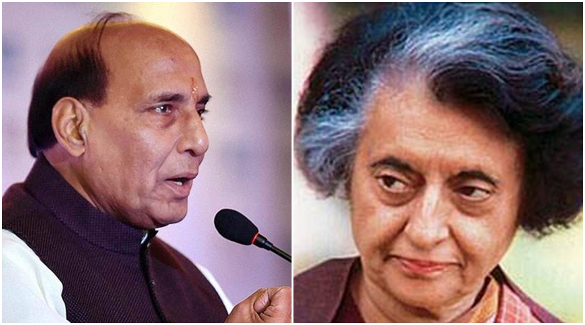 Rajnath hails Indira Gandhi: 'Led country in times of war' | India ...