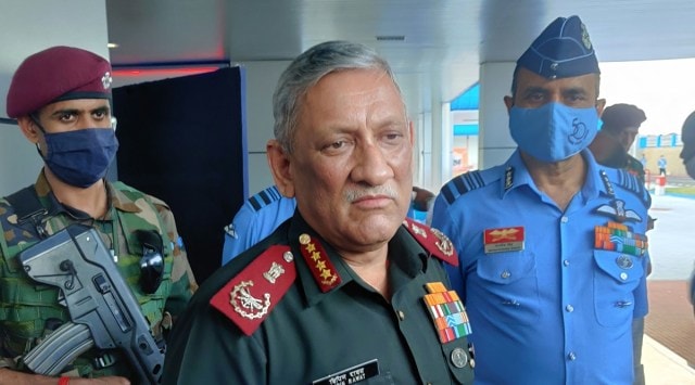 Bipin Rawat said there could be a possibility of India becoming the next Artificial Intelligence superpower. (Express Photo)