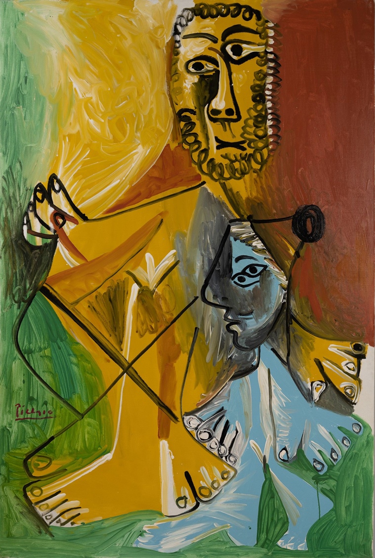Pablo Picasso's "Homme et enfant