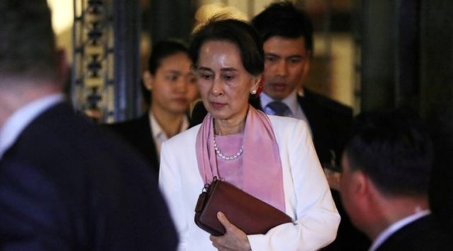 Myanmar leader Aung San Suu Kyi. (File)