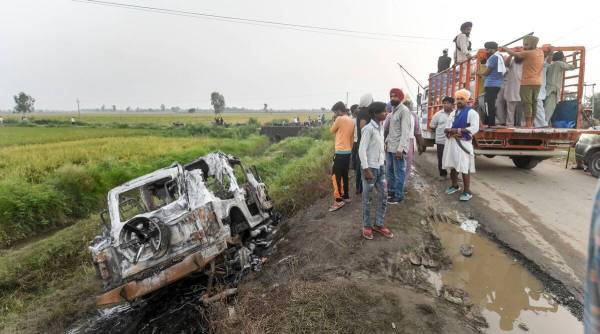 lakhimpur violence bjp workers lynching