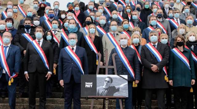 French lawmakers observe a minute silence to pay tribute to slain teacher Samuel Paty. (Representational/AP)