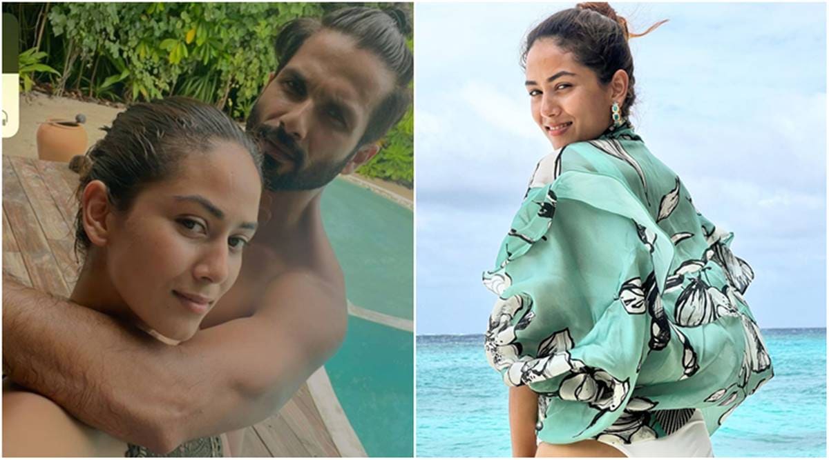 Shahid Kapoor Mira Rajput Pose For The Perfect Maldives Selfie She Wants To Take The Trainer Home Entertainment News The Indian Express