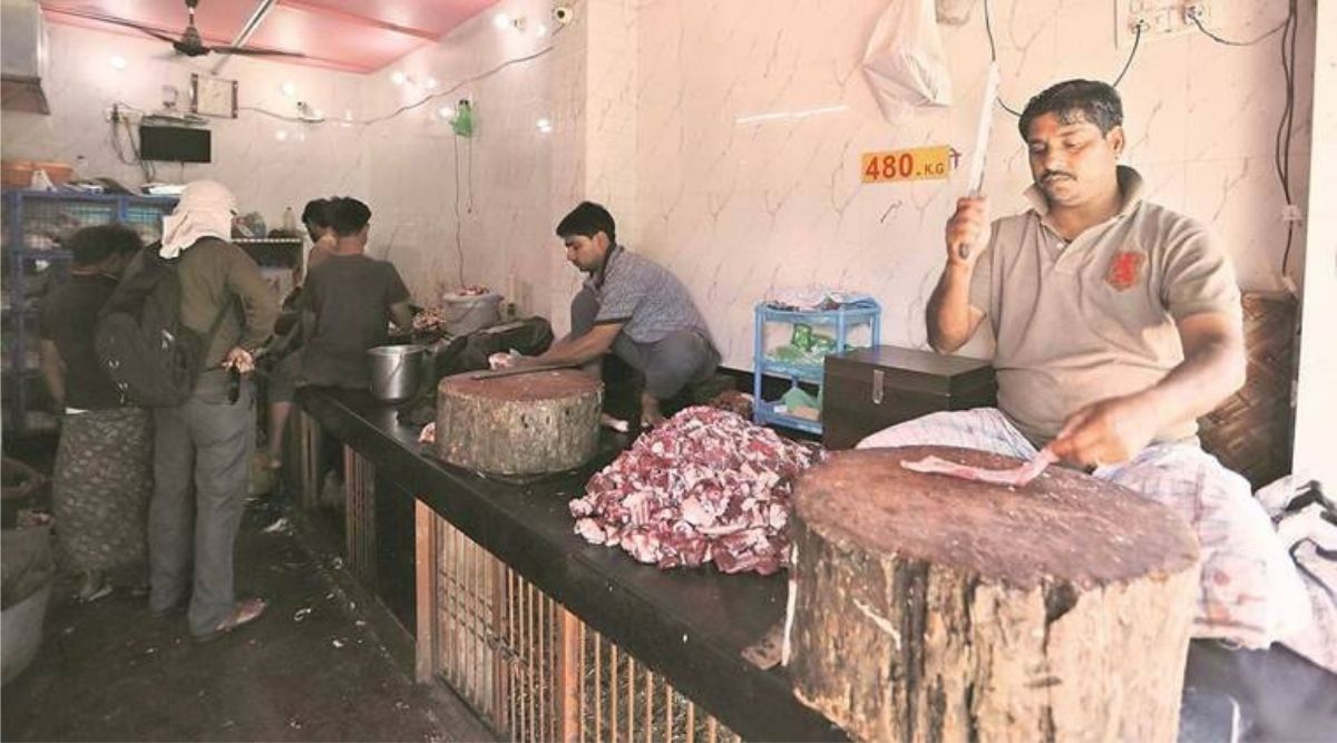 In Gurgaon, Hindu groups want meat shops shut for Navratri | Cities News,The Indian Express