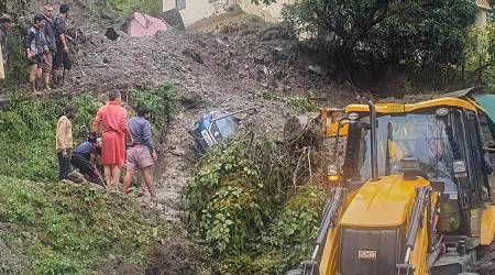 uttarakhand floods, Uttarakhand weather today, Nainital situation today, Nainital floods, Kumaon landslide, Uttarakhand govt, CM Dhami, Uttarakhand news, Indian express