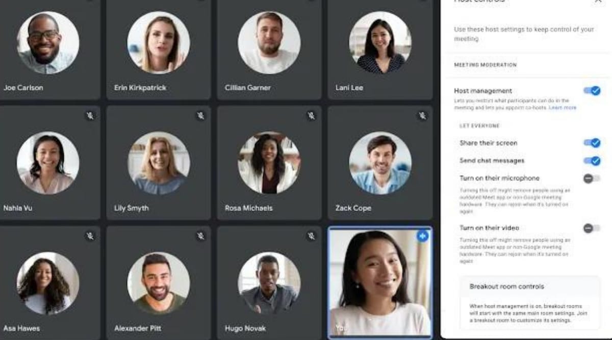 Google Meet, toplantı sahiplerinin katılımcıların mikrofonlarını ve kameralarını devre dışı bırakmasına izin verecek