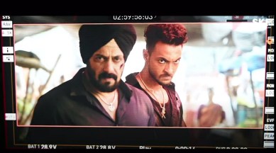 Salman Khan with Aayush Sharma- Antim