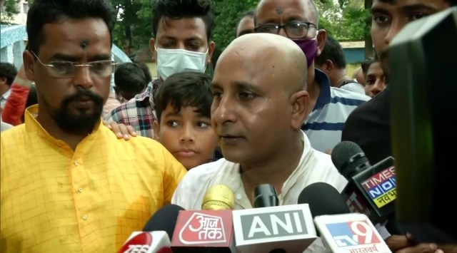 Ashish Das had quit the BJP to join the TMC in October last year.
(Twitter/ANI)