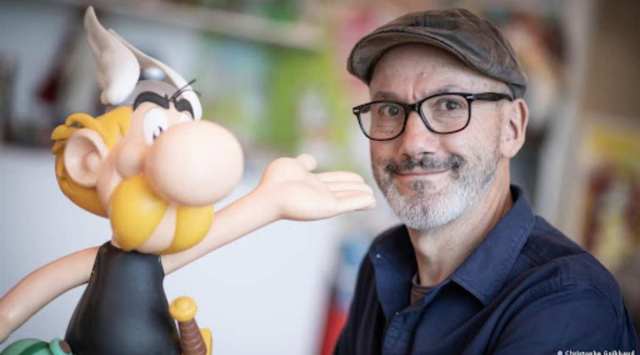 In Sarmatian society, it's the women who go to war — "War is a woman's business" — and the men take care of home and hearth, brewing mead and making cheese.