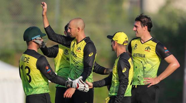 aus vs west indies, aus vs wi, t20 world cup 2021, australia t20 world cup, west indies t20 world cup, sports news, indian express