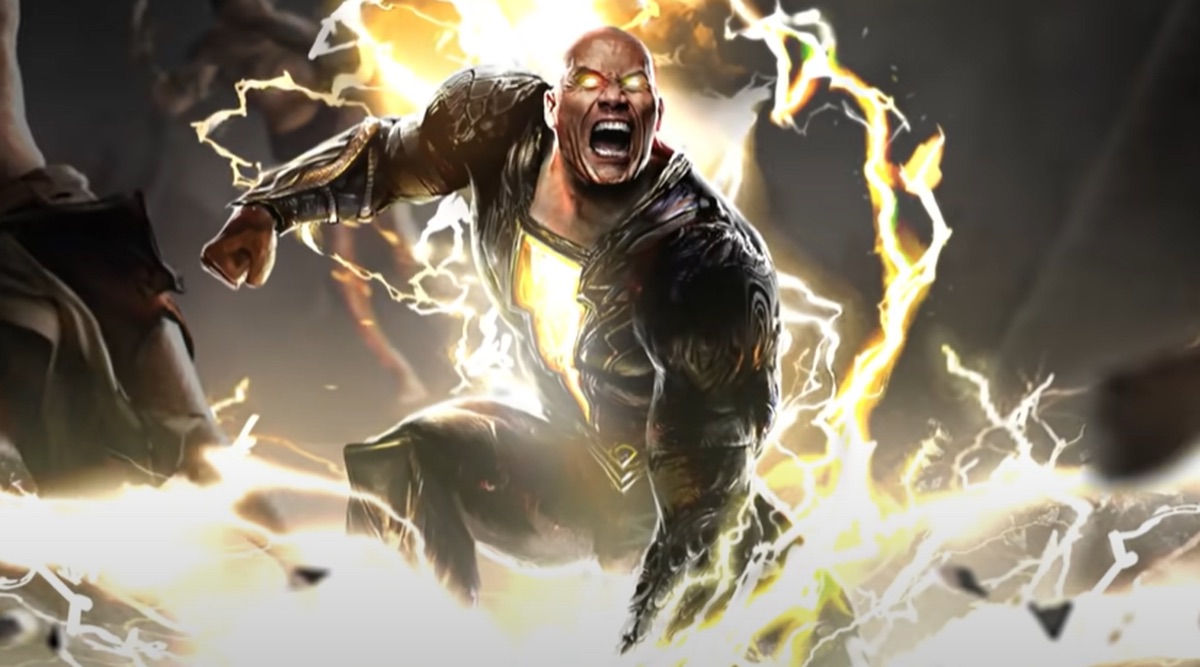 Dwayne Johnson reveals Black Adam teaser at DC FanDome: 'The Man In Black  has come' | Entertainment News,The Indian Express