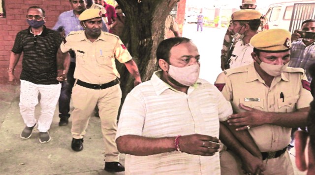 The murder  convicts at  Special CBI Court in Panchkula on Tuesday.   (Photo: Jaipal Singh)