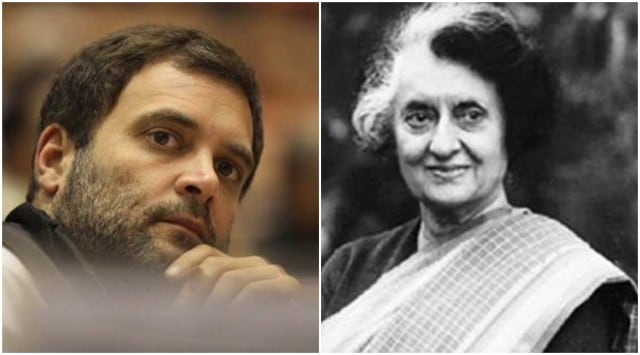 Earlier on Sunday, Rahul Gandhi paid floral tributes to Indira Gandhi at her memorial "Shakti Sthal" | File