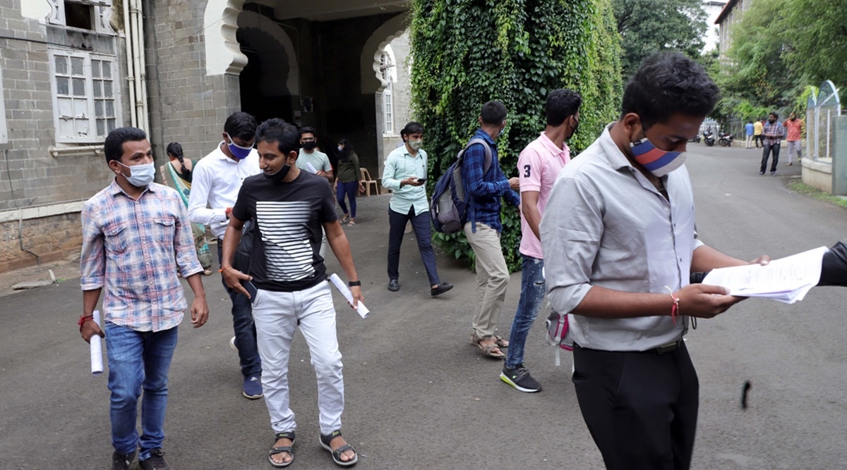 As many as 98,360 candidates had registered for the examination to qualify for the post of Assistant Professor. Representative image. (Express File Photo By Pavan Khengre)