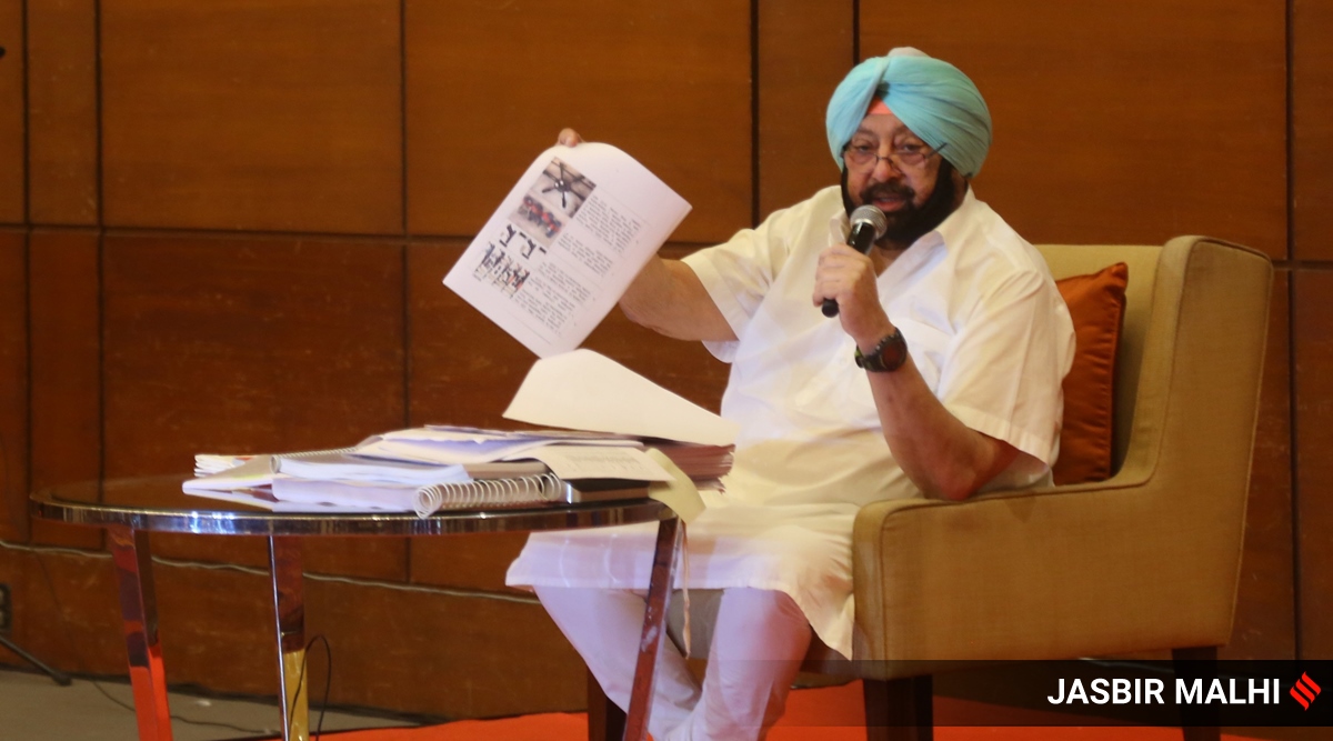 File photo of former Punjab CM Amarinder Singh. Express Photo by Jasbir Malhi.