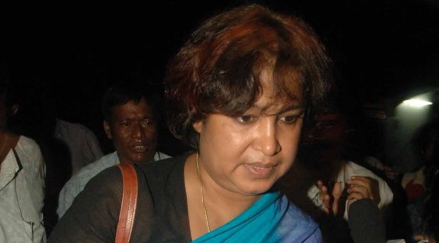 Taslima Nasreen feels that economic growth is meaningless if religious tolerance is not there. (Express file)
