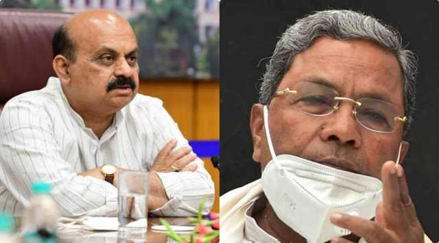 Karnataka Chief Minister Basavaraj Bommai and Congress leader Siddaramaiah. 