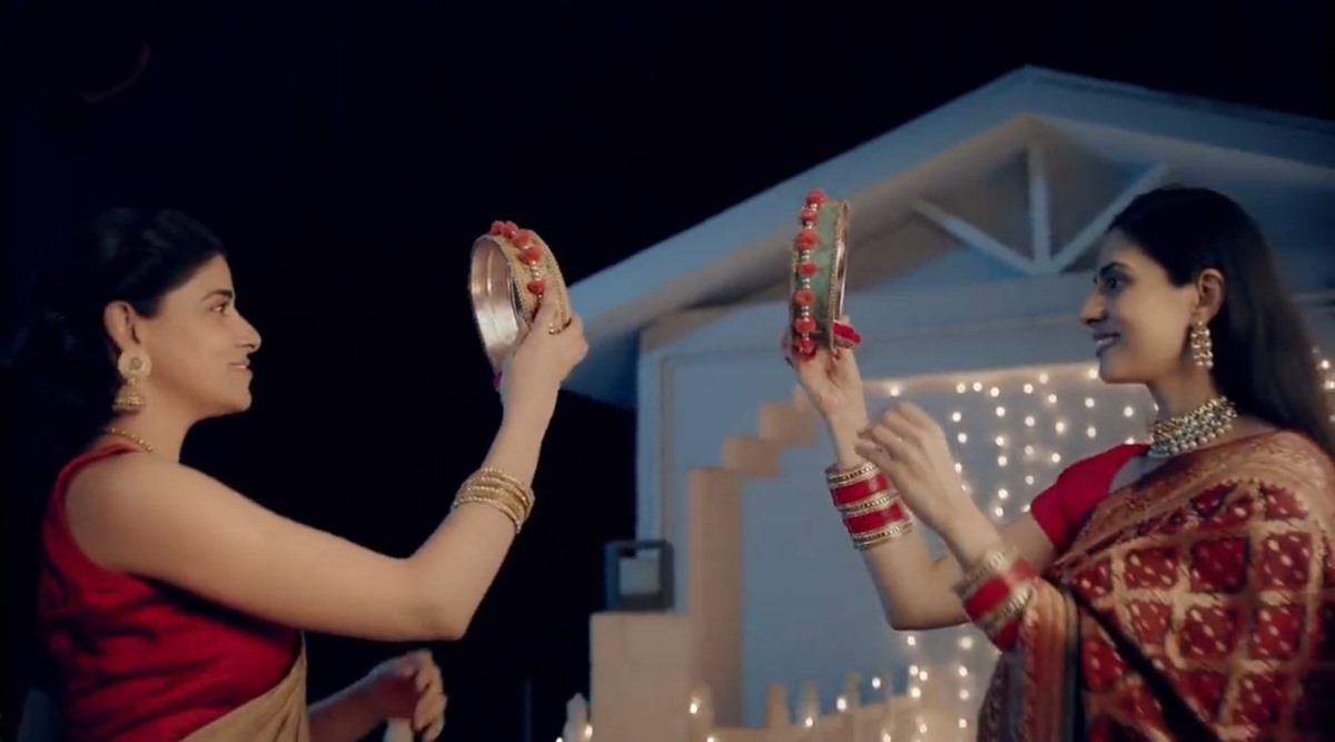 Karwa Chauth ad featuring same-sex couple triggers mixed reactions online, company apologises Trending News