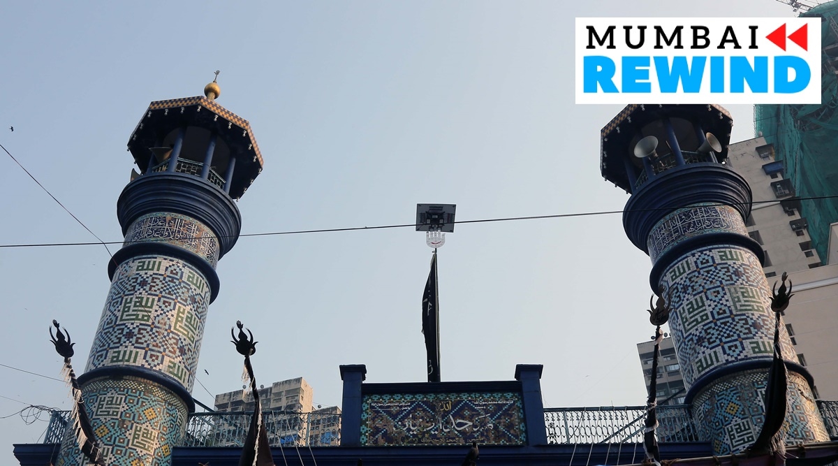 Moghul Masjid, the oldest piece of Iranian heritage in Mumbai. (Express Photo By Ganesh Shirsekar)