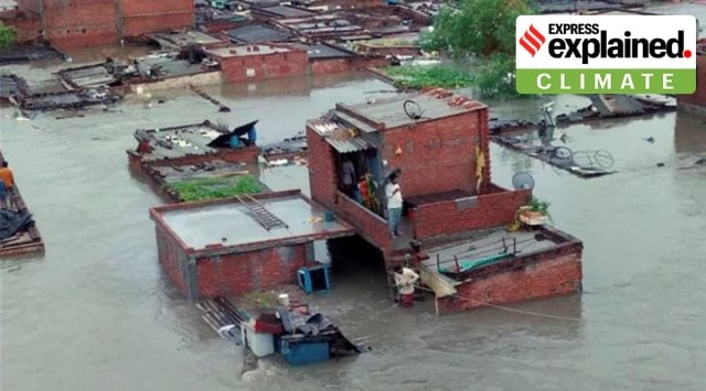 A flooded area after heavy rains in Rudrapur, Tuesday, Oct. 19, 2021.  (PTI)