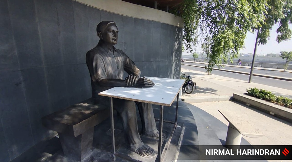 Dr Vikram Sarabhai statue vandalised | Ahmedabad news