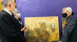 ajanta armenia, ajanta caves, armenia news, S Jaishankar news, external affairs ministry, art and culture news, indianexpress.com, indianexpress,