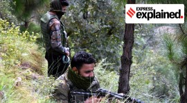 Ongoing encounter in J&K’s Poonch Poonch, Poonch encounter, Poonch terrorism, J&K terrorism, J&K encounter, Indian Express
