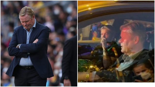 The incident took place outside the Camp Nou