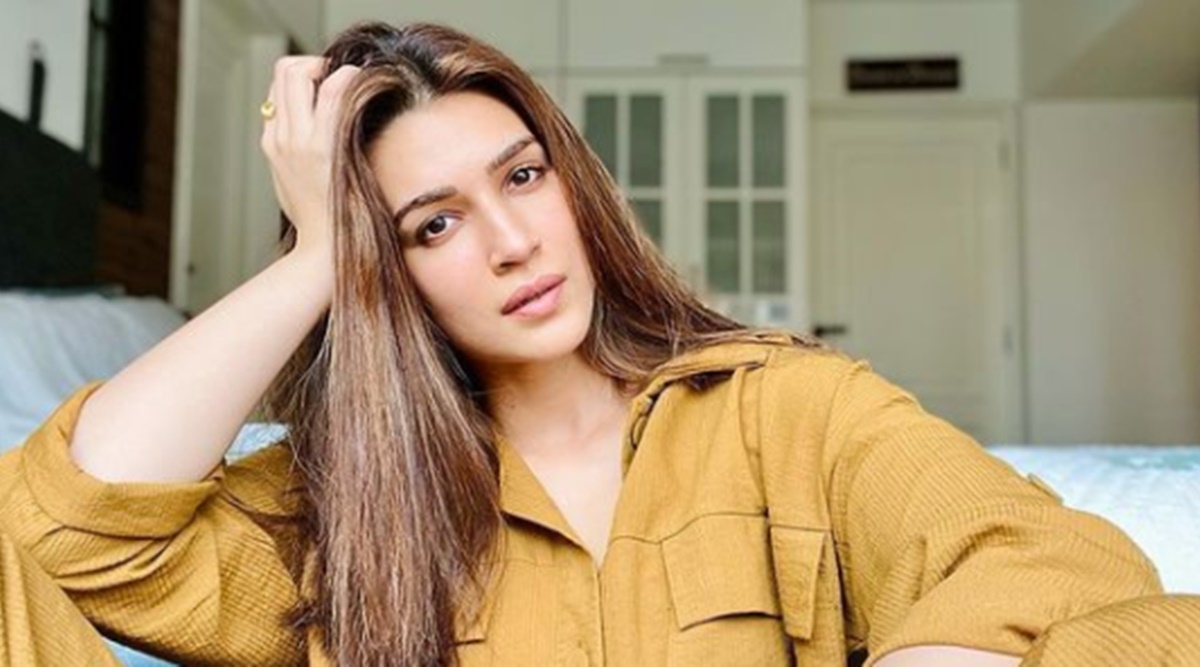 Hum Do Hamare Do promotions: Kriti Sanon's latest look has left us confused  | Lifestyle News,The Indian Express