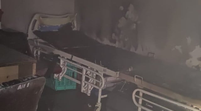 The cause of the fire isn’t known but police suspect that it started from the electric meter in the hall. (Source: DFS)