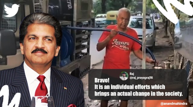 anand mahindra, matka man, delhi matka man, matkaman delhi supply drinking water, anand mahindra bolero matka man, good news, indian express