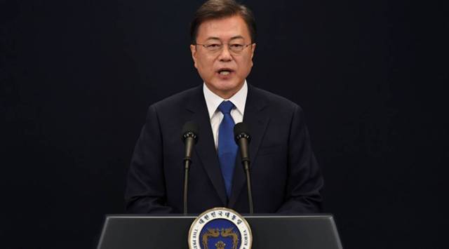 South Korean President Moon Jae-in an (Kim Min-Hee/Pool via REUTERS/file)