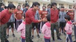 neeraj chopra, neeraj chopra olympics, kids interaction neeraj chopra, children with sports stars viral videos, viral news, indian express