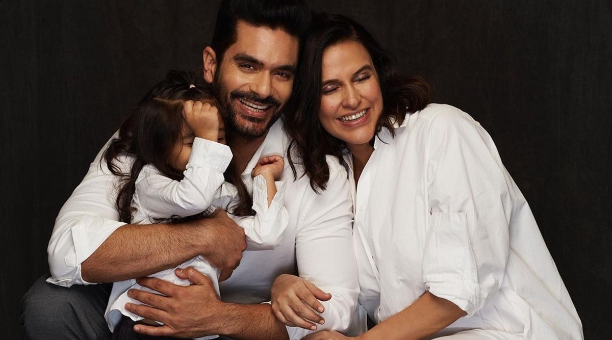 neha dhupia angad bedi baby