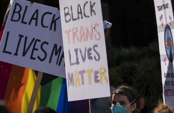 Trans protests at Netflix