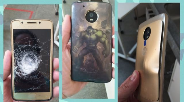 brazil man survived armed robbery phone with hulk cover, the hulk, phone with the HULK cover viral, twitter reactions, indian express, indian express news