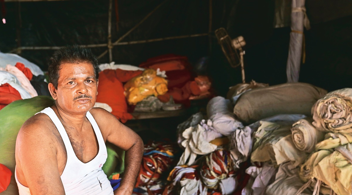 Sanjay Roy, a helper, says it his first year working in the area. (Photo: Gajendra Yadav)