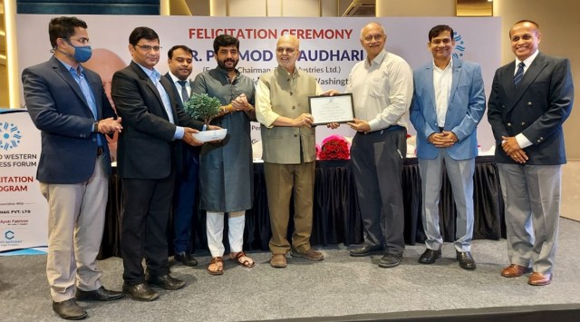 Pune Mayor Mohol said Dr Chaudhari’s “achievement is a matter of pride for Puneites”. (Express photo)