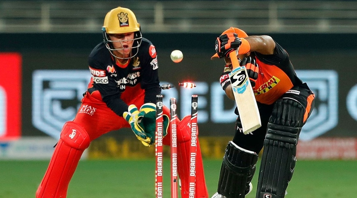 IPL 2021 Play off berth secured RCB eye SRH scalp to remain in