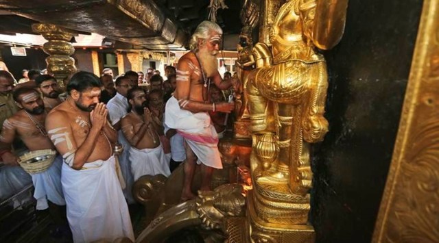 The doors of the sanctum sanctorum will be opened at 5 pm by chief priest VK Jayaraj Potty. (File Photo: AP)