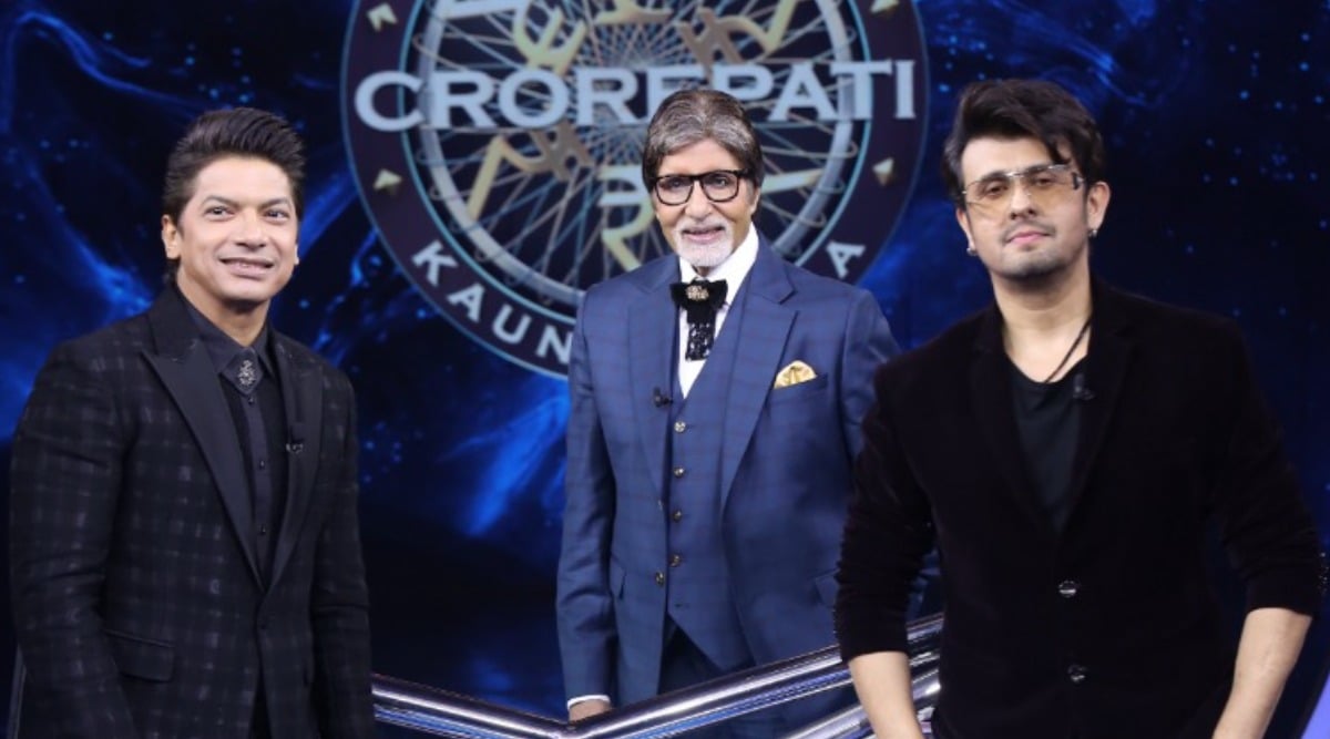 1200px x 667px - Amitabh Bachchan is so impressed with Sonu Nigam and Shaan, he introduces  antakshari on KBC 13 | Entertainment News,The Indian Express