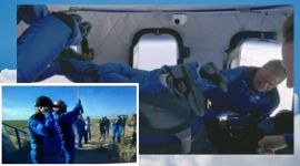 jeff bezos cuts off William Shatner viral video, blue origin, blue origin space flight captain kirk viral video, star trek, trending, indian express, indian express news