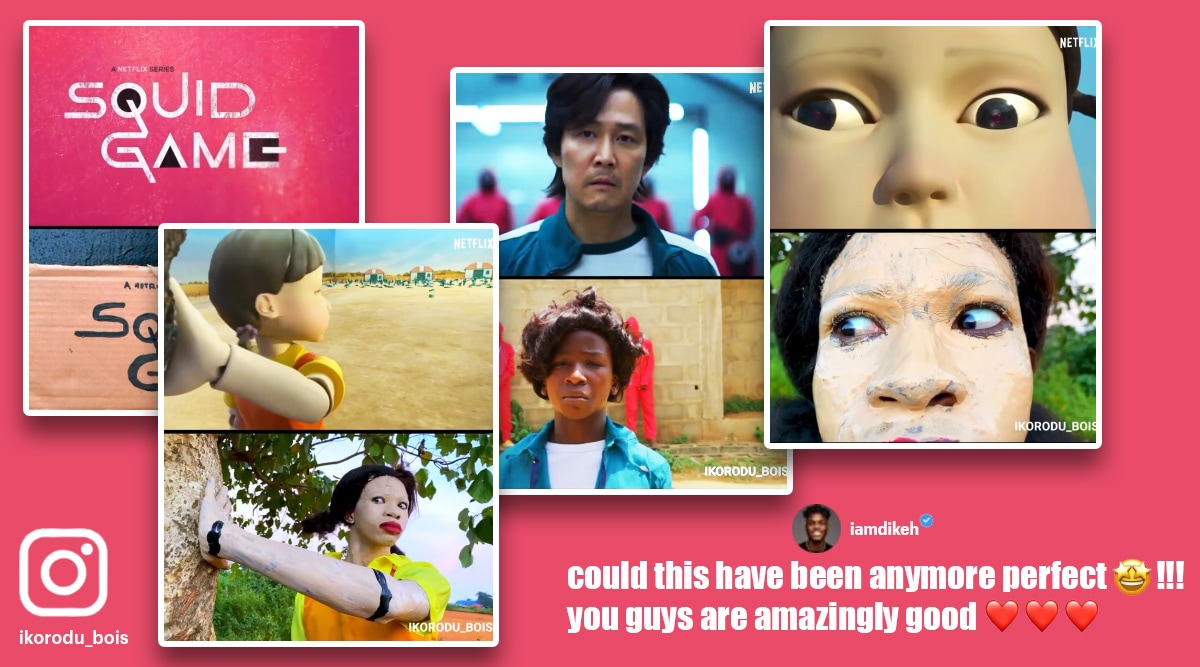 squid game, netflix squid game, squid game memes, squid game spoofs, The Ikorodu Bois, squid game Ikorodu Bois, viral videos, indian express