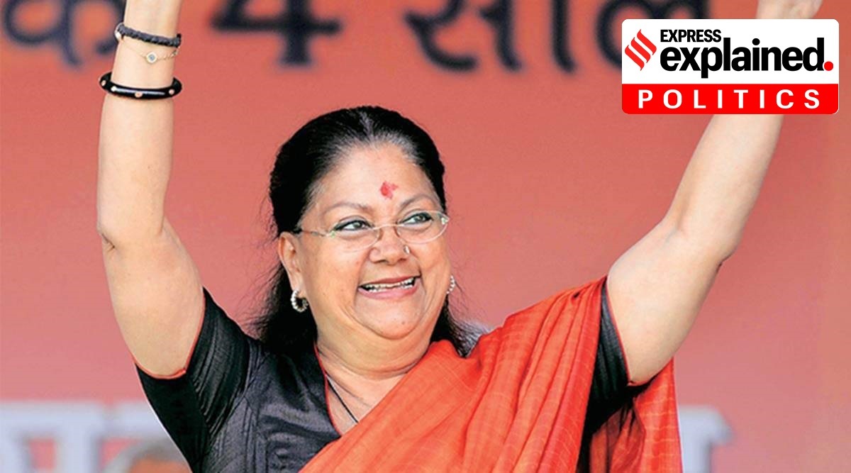 The recent statement by former Rajasthan chief minister Vasundhara Raje, who has said that one doesn’t become CM ‘just by wishing for it,’ is expected to only increase the rivalry and factionalism within BJP in Rajasthan. (File)