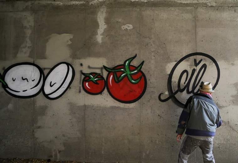 street artist, Cibo Italy, Cibo street artist