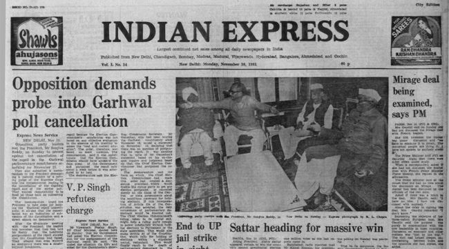 Garhwal, Uttar Pradesh, Election Commission, Garhwal repoll, Sanjiva Reddy, Darbara Singh, Forty Years Ago, Uttar Pradesh, editorial, opinion, indian express