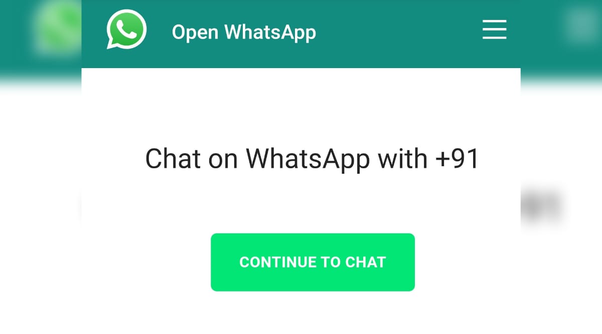 Whatsapp without saving number